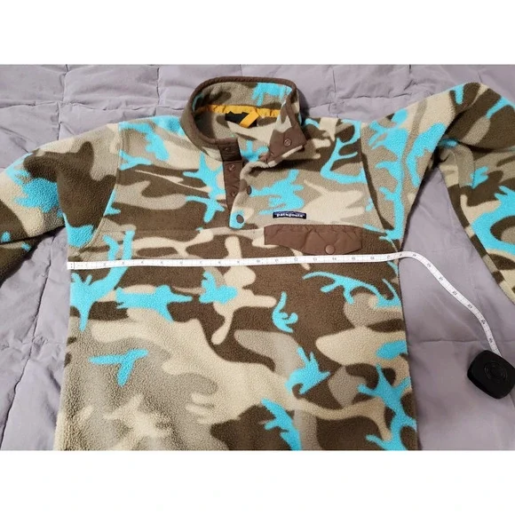 Patagonia Synchilla Snap‑T Fleece Pullover Men’s XXS Camo Retro - Picture 6 of 11